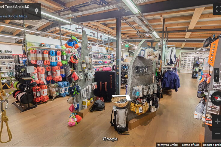 Virtueller rundgang bergsport Sport Trend Shop